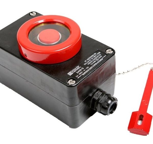 Explosion proof (ATEX) Ex d e IIC XAWS Fire Alarm station in GRP